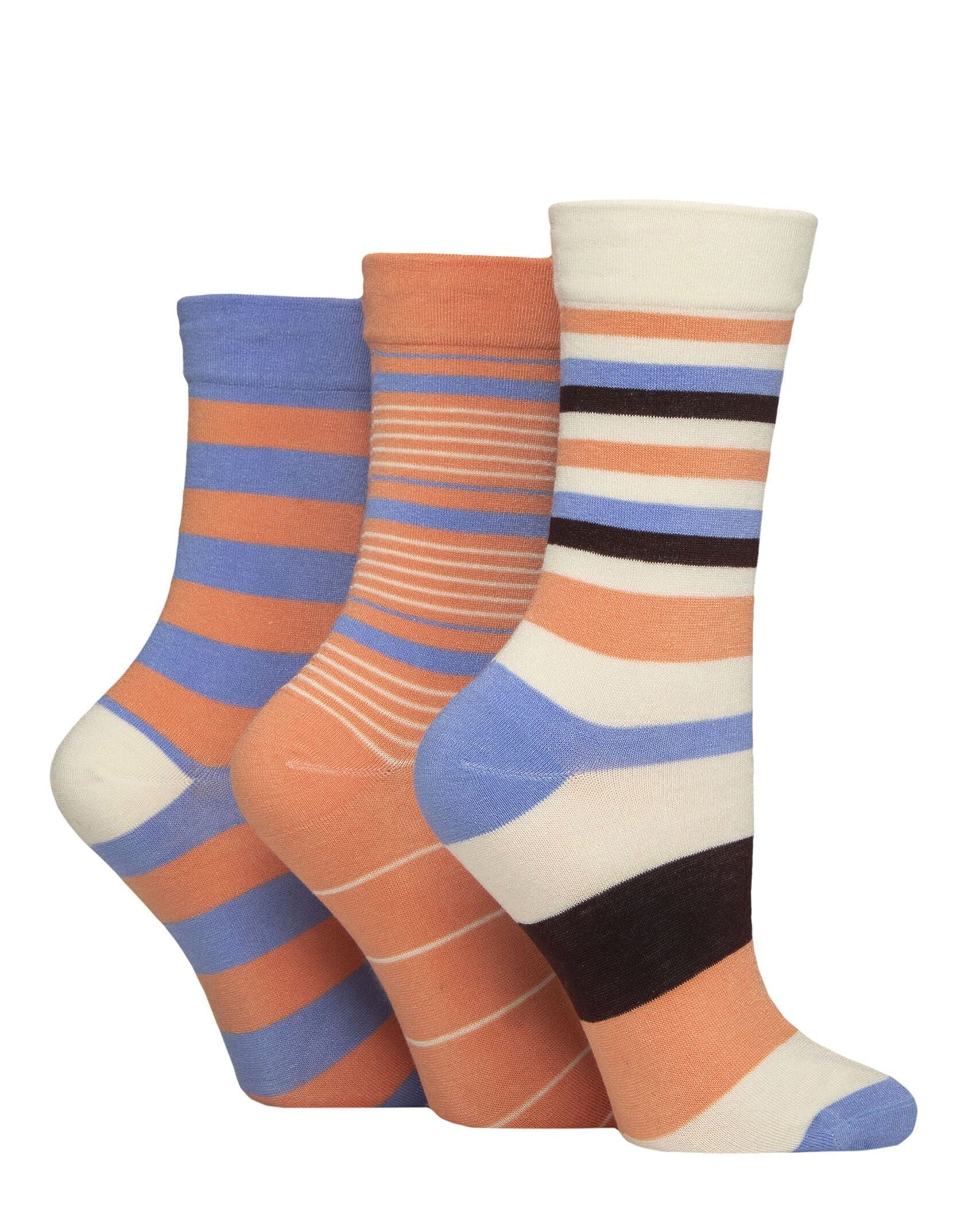 Ladies' Bamboo Soft Top 3 Pack Socks