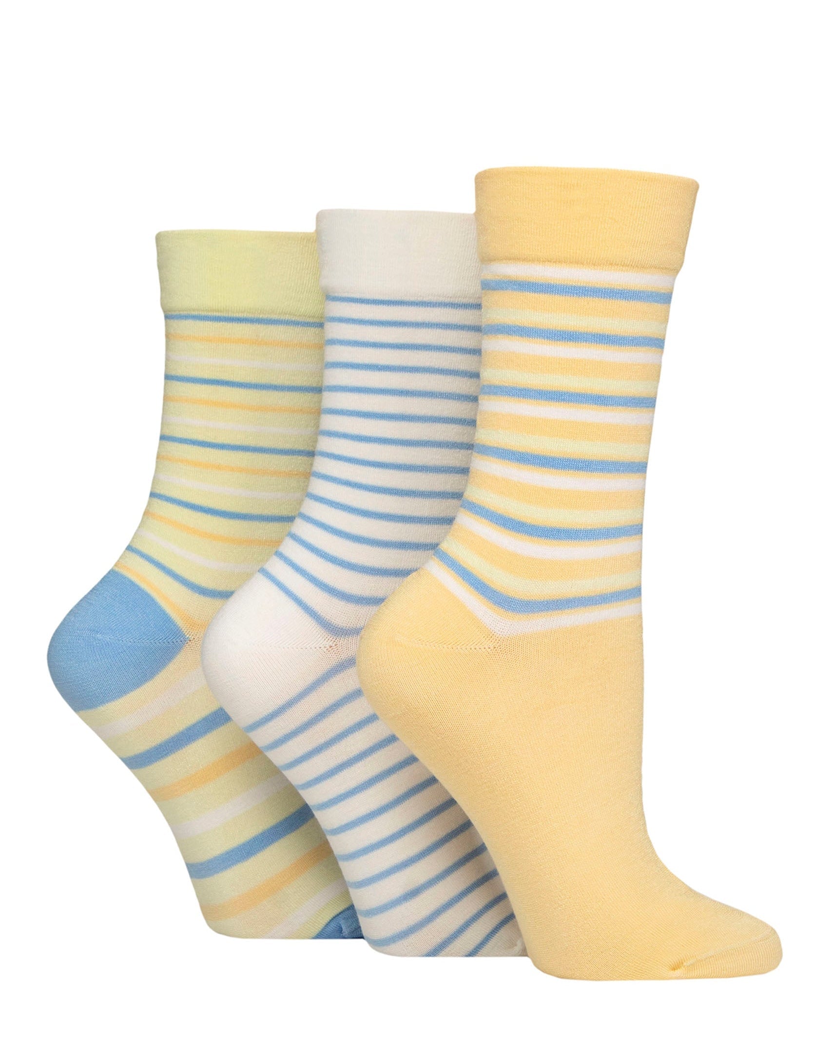 Ladies' Bamboo Soft Top 3 Pack Socks