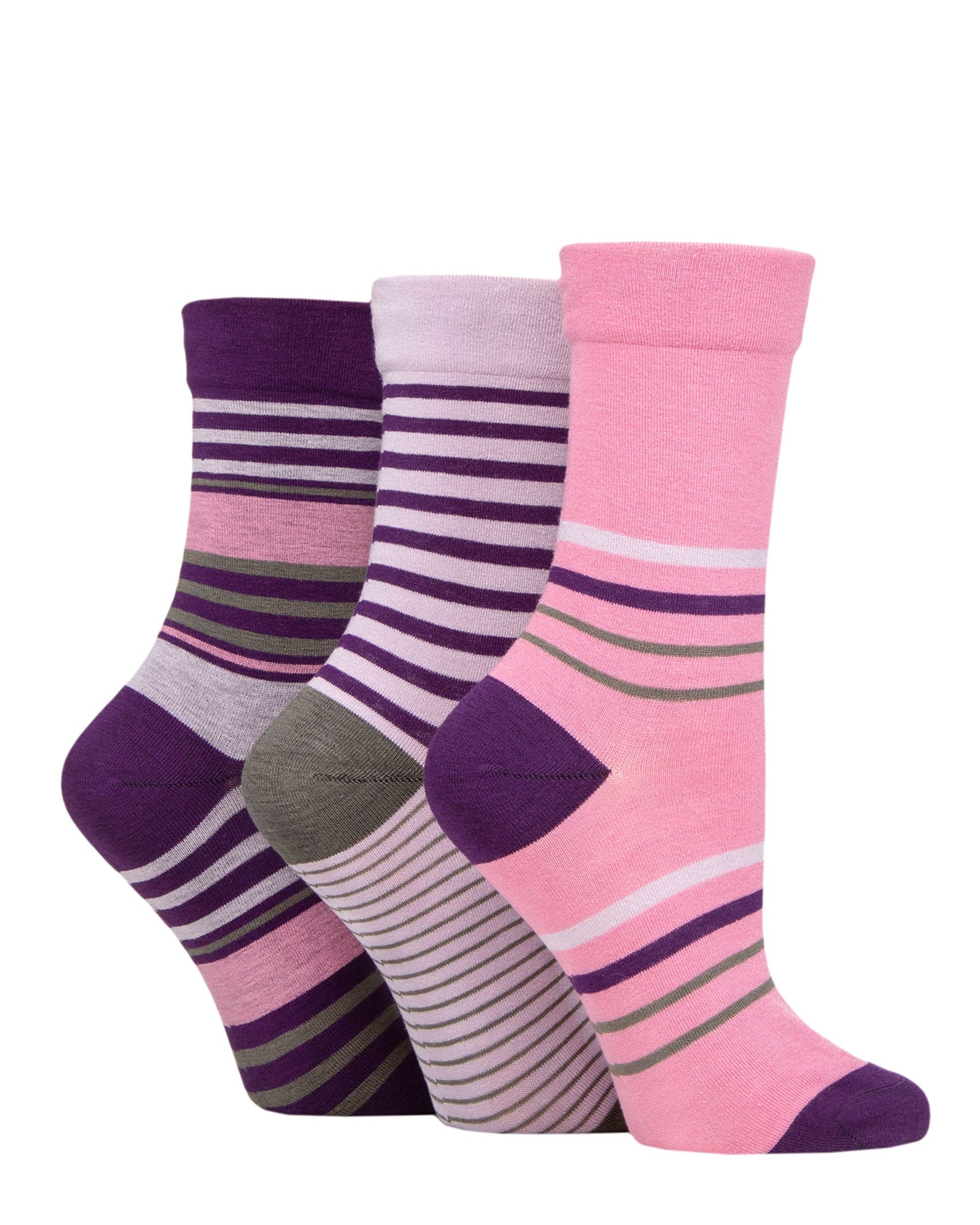 Ladies' Bamboo Soft Top 3 Pack Socks