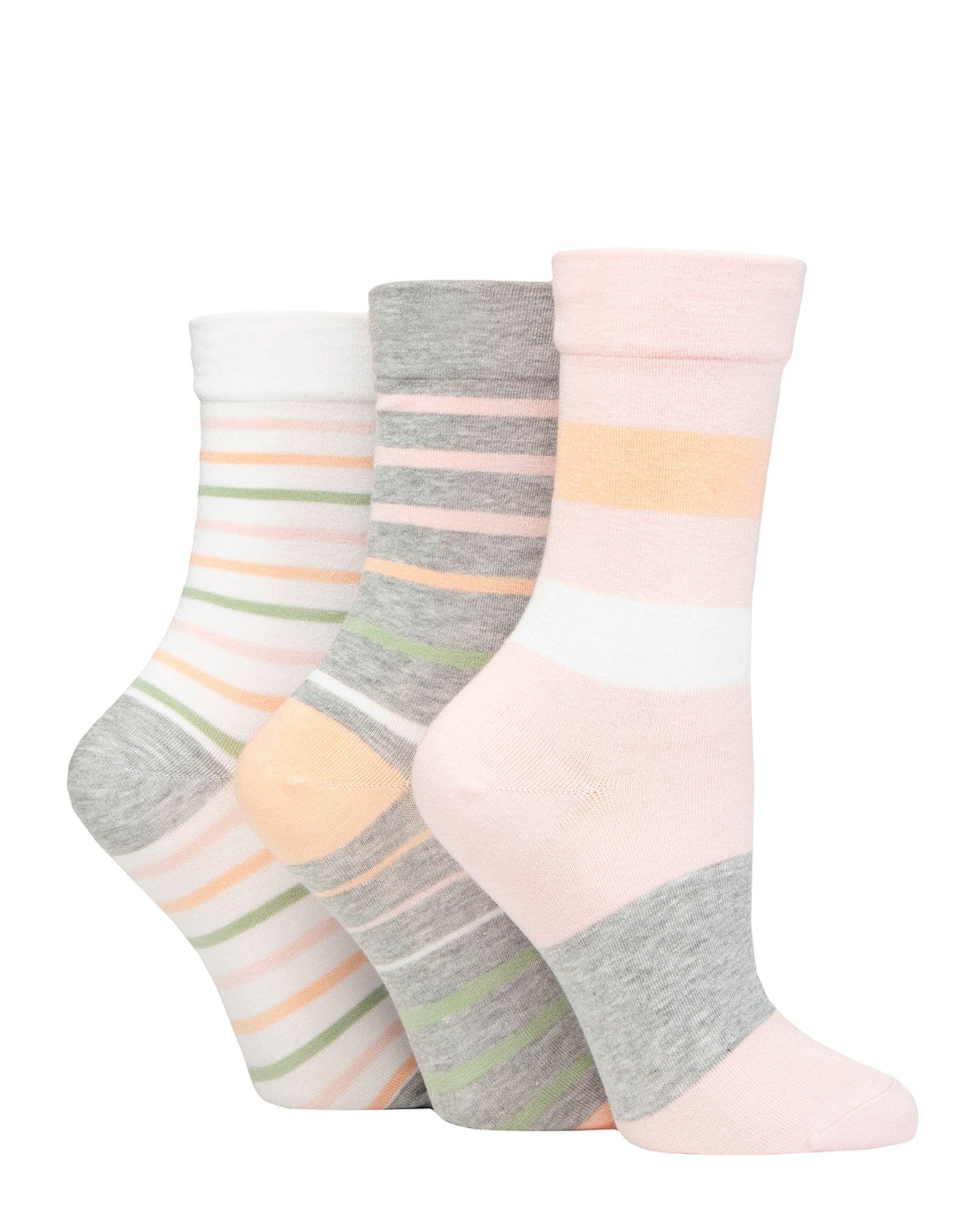 Ladies' Bamboo Soft Top 3 Pack Socks