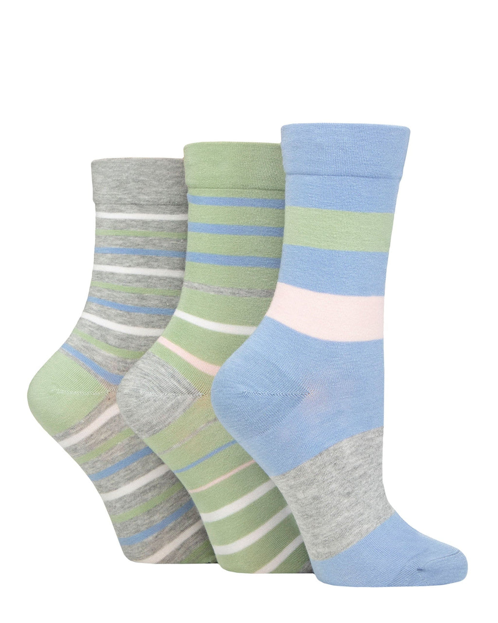 Ladies' Bamboo Soft Top 3 Pack Socks