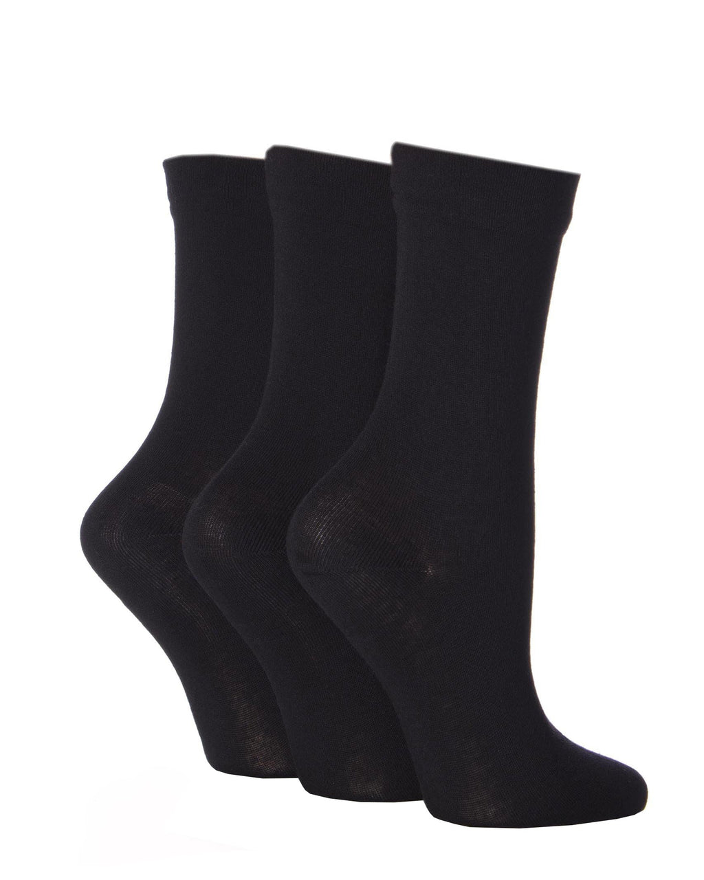 Ladies' Bamboo Soft Top 3 Pack Socks