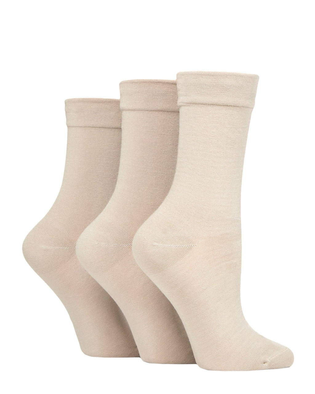 Ladies' Bamboo Soft Top 3 Pack Socks