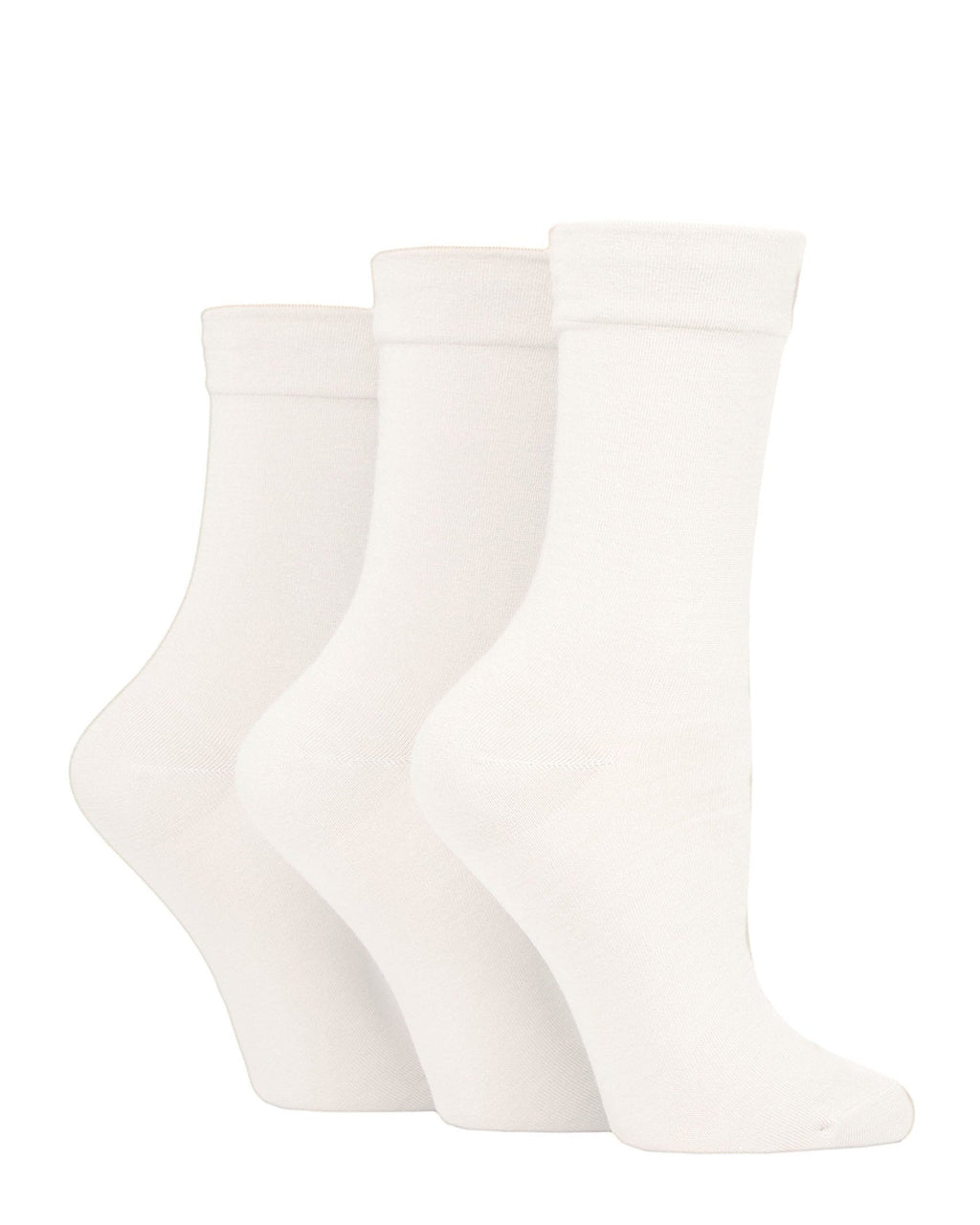 Ladies' Bamboo Soft Top 3 Pack Socks