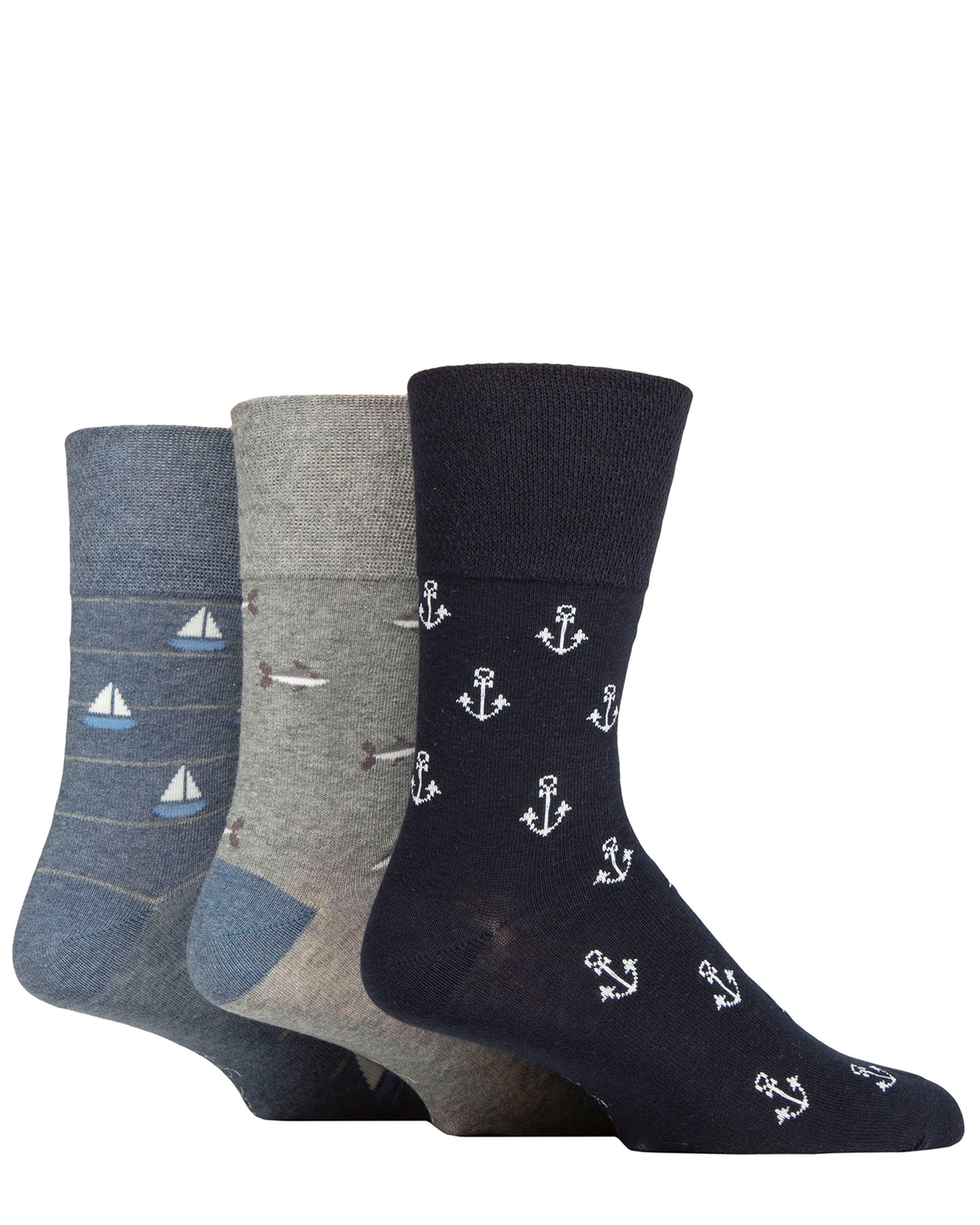 Men's Cotton 3 Pack Socks