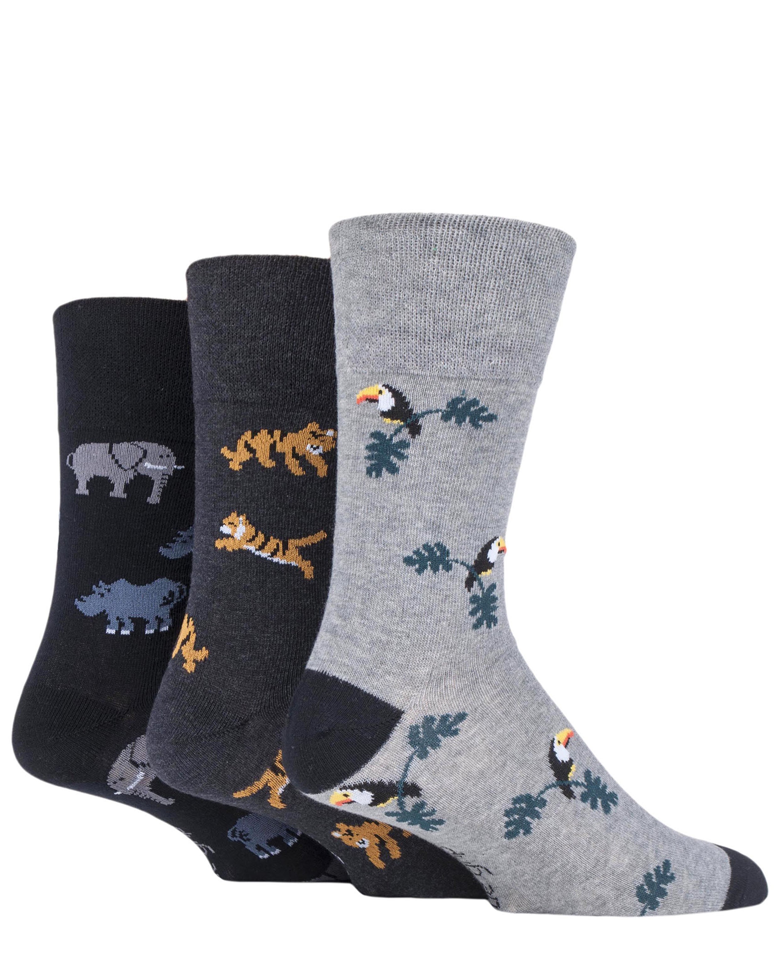 Men's Cotton 3 Pack Socks