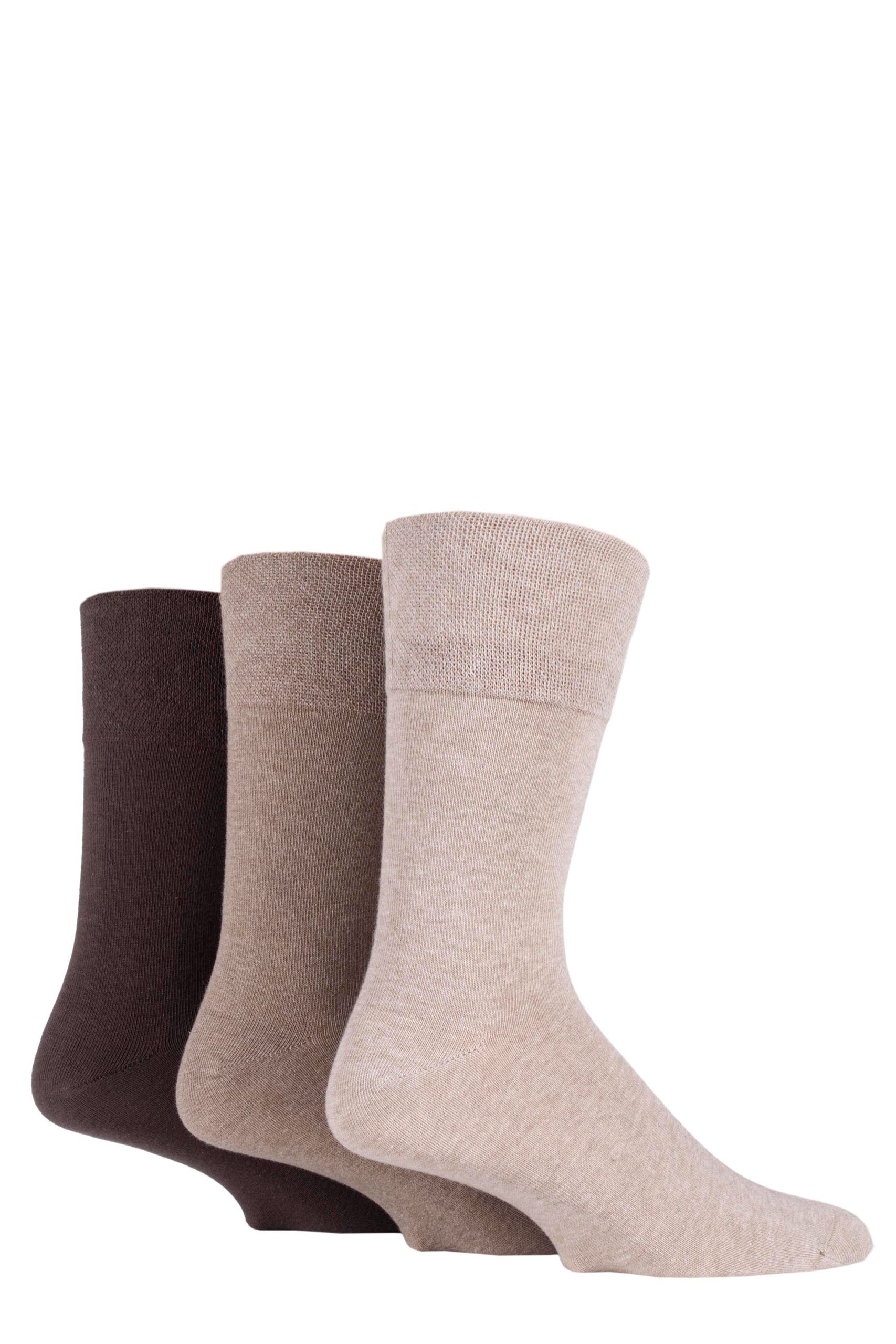 Men's Diabetic Cotton 3 Pack Socks
