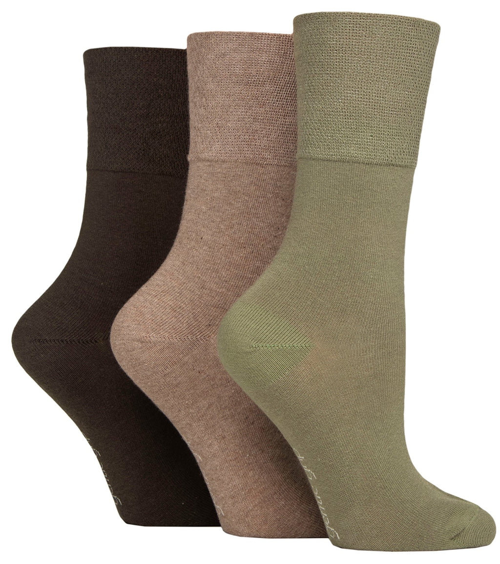 Ladies' Cotton 3 Pack Socks