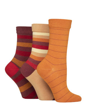 Ladies' Bamboo Soft Top 3 Pack Socks