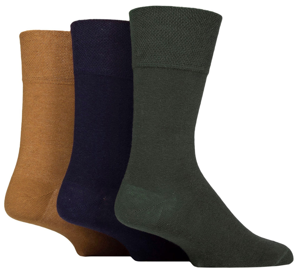 Men's Diabetic Cotton 3 Pack Socks