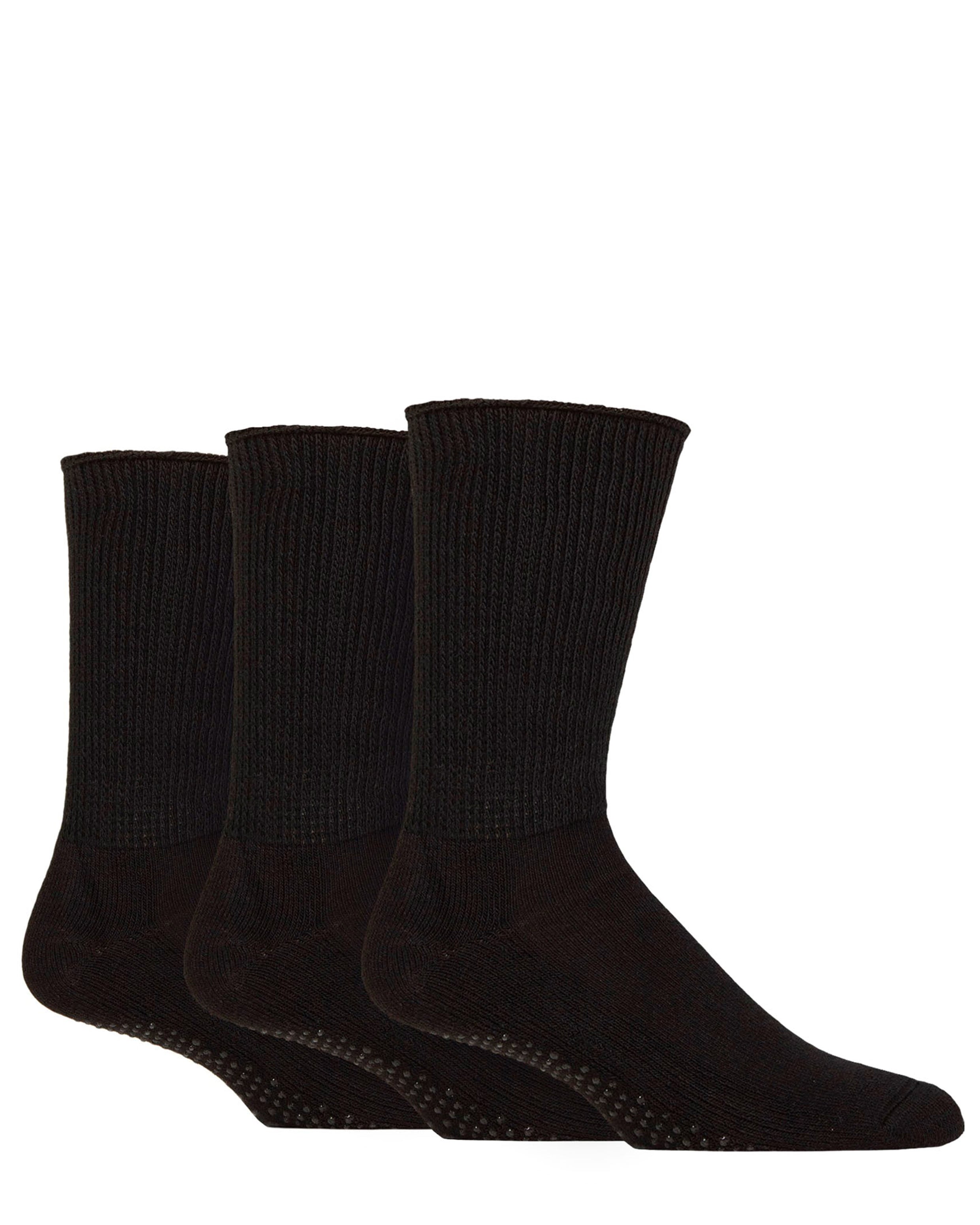 Diabetic Non-Binding Slipper 3 Pack Socks
