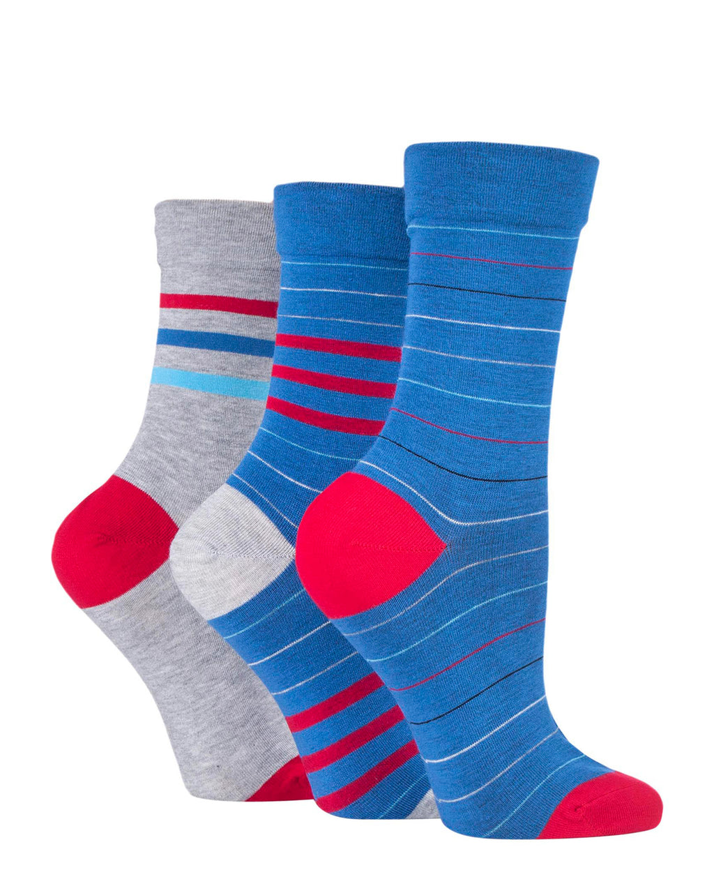 Ladies' Bamboo Soft Top 3 Pack Socks