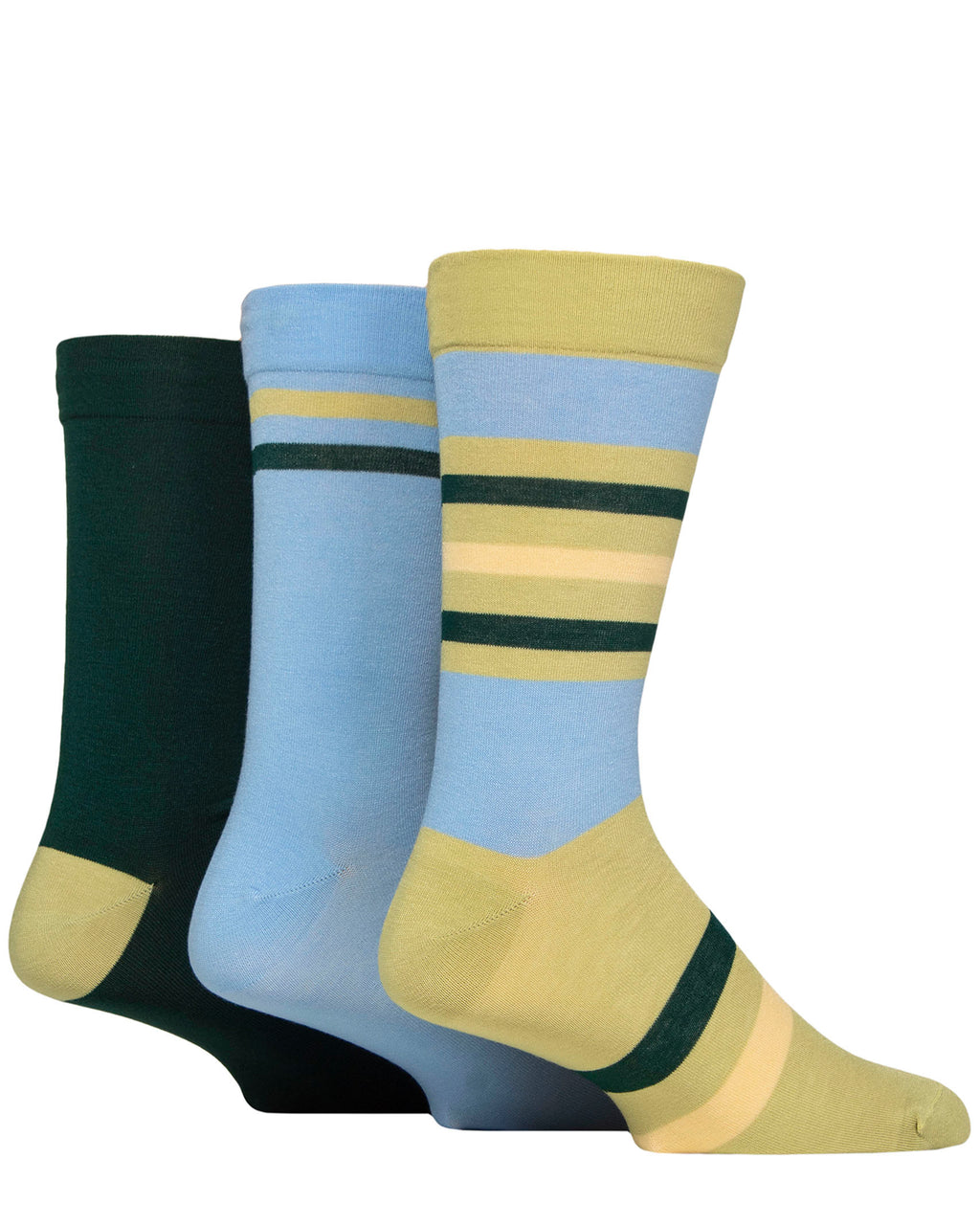 Men's Bamboo Soft Top 3 Pack Socks