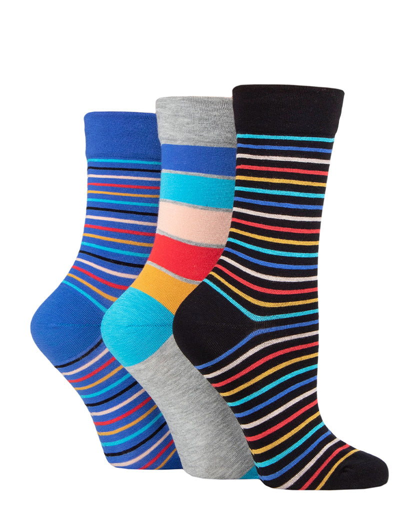 Ladies' Bamboo Soft Top 3 Pack Socks
