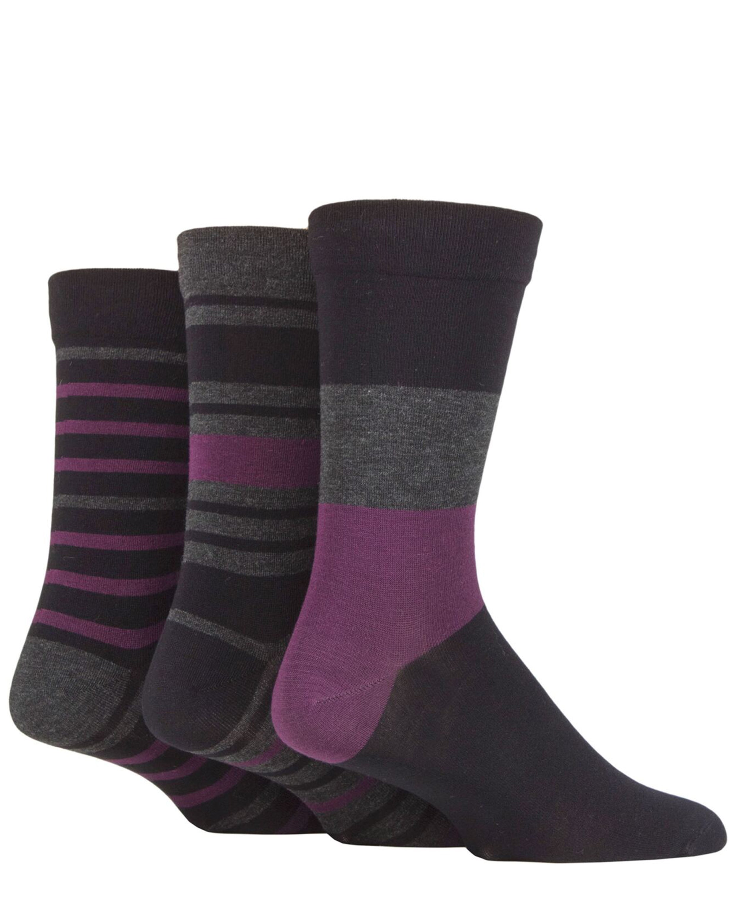 Men's Bamboo Soft Top 3 Pack Socks