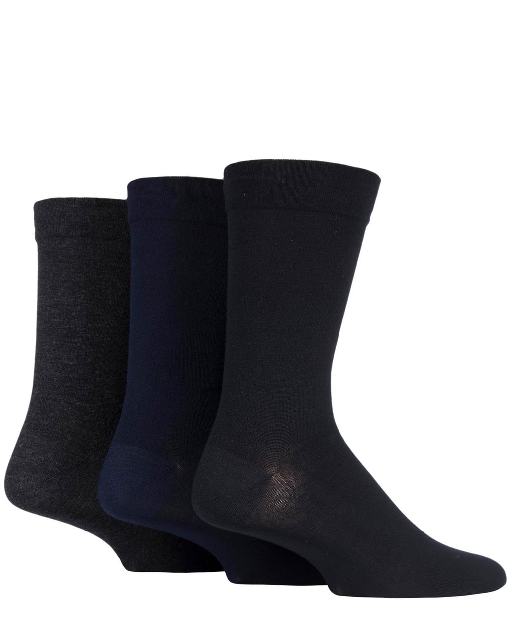 Men's Bamboo Soft Top 3 Pack Socks