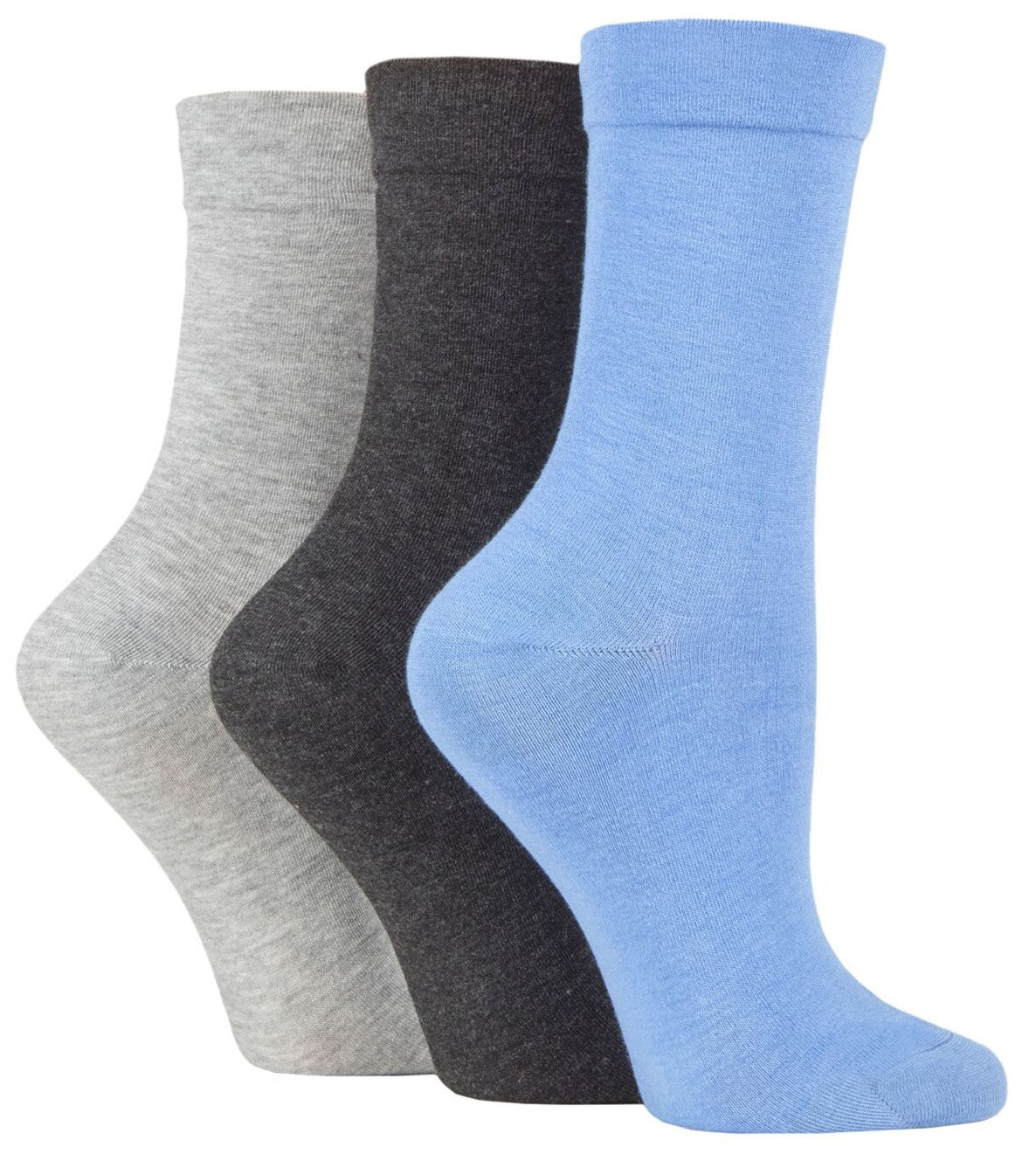 Ladies' Bamboo Soft Top 3 Pack Socks
