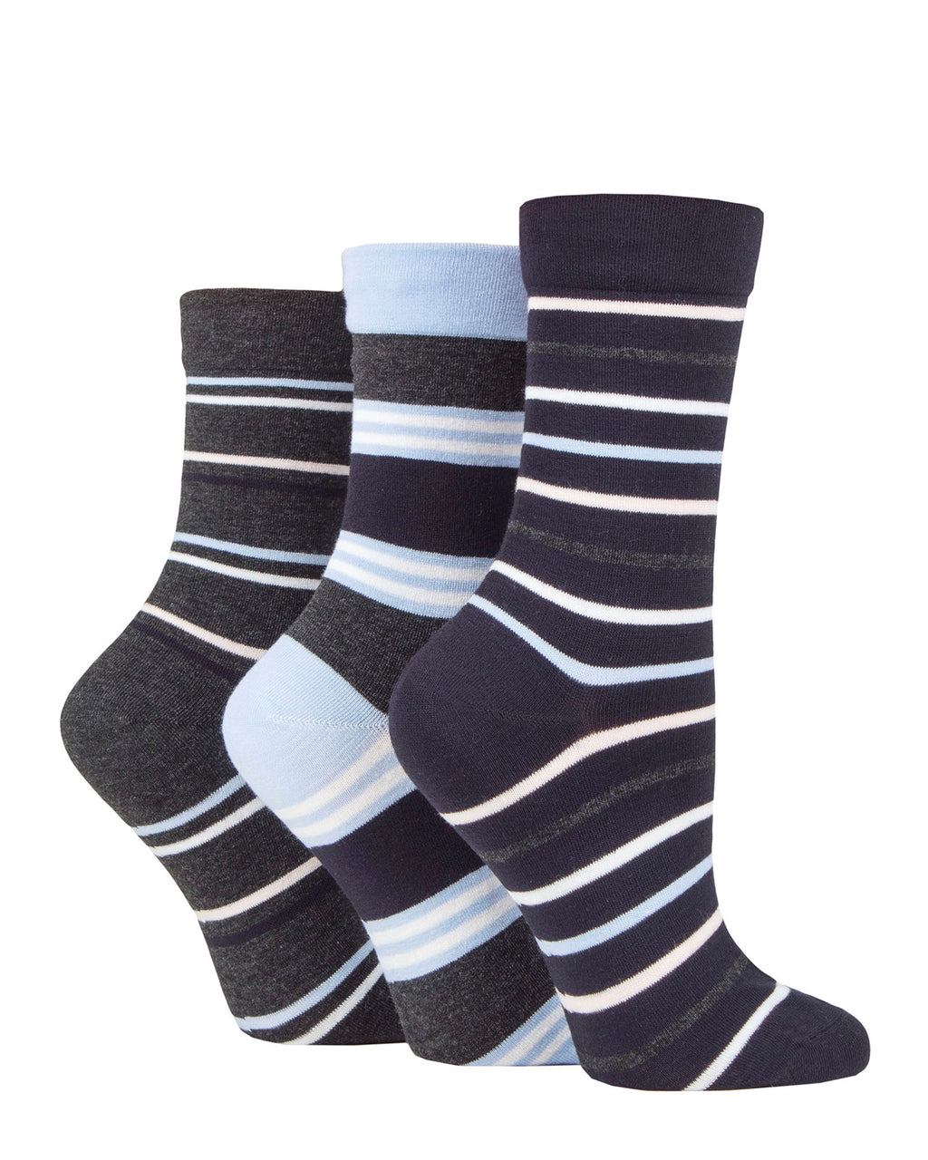Ladies' Bamboo Soft Top 3 Pack Socks