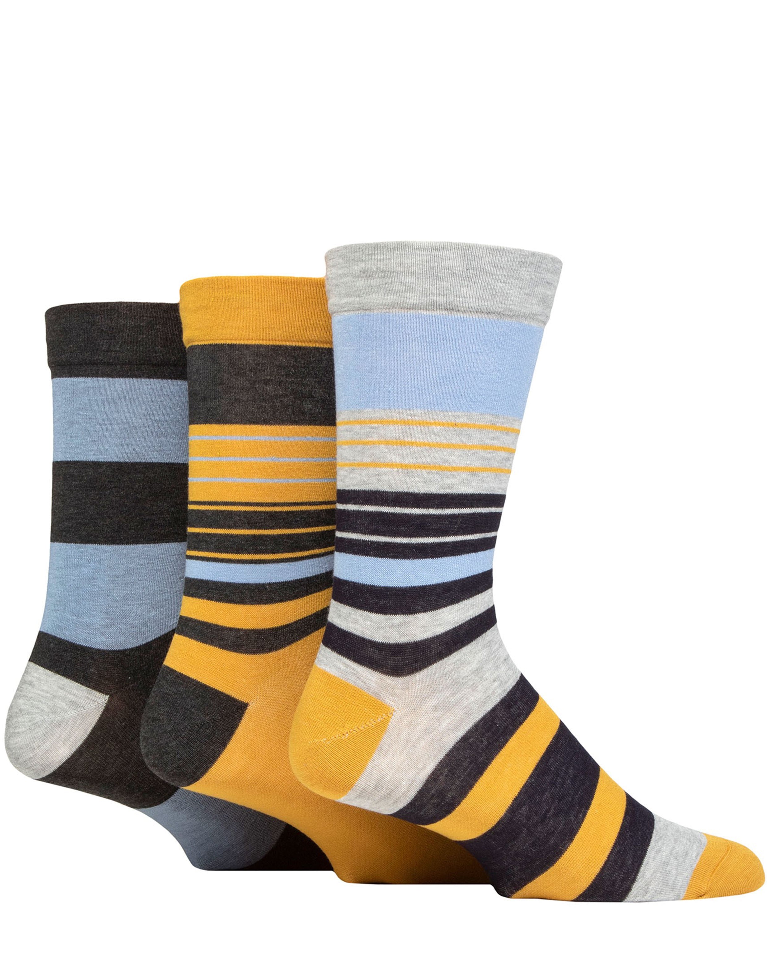 Men's Bamboo Soft Top 3 Pack Socks