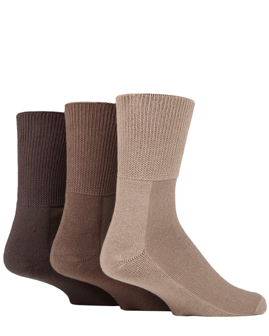 Oedema Wide Fit Cushioned 3 Pack Socks