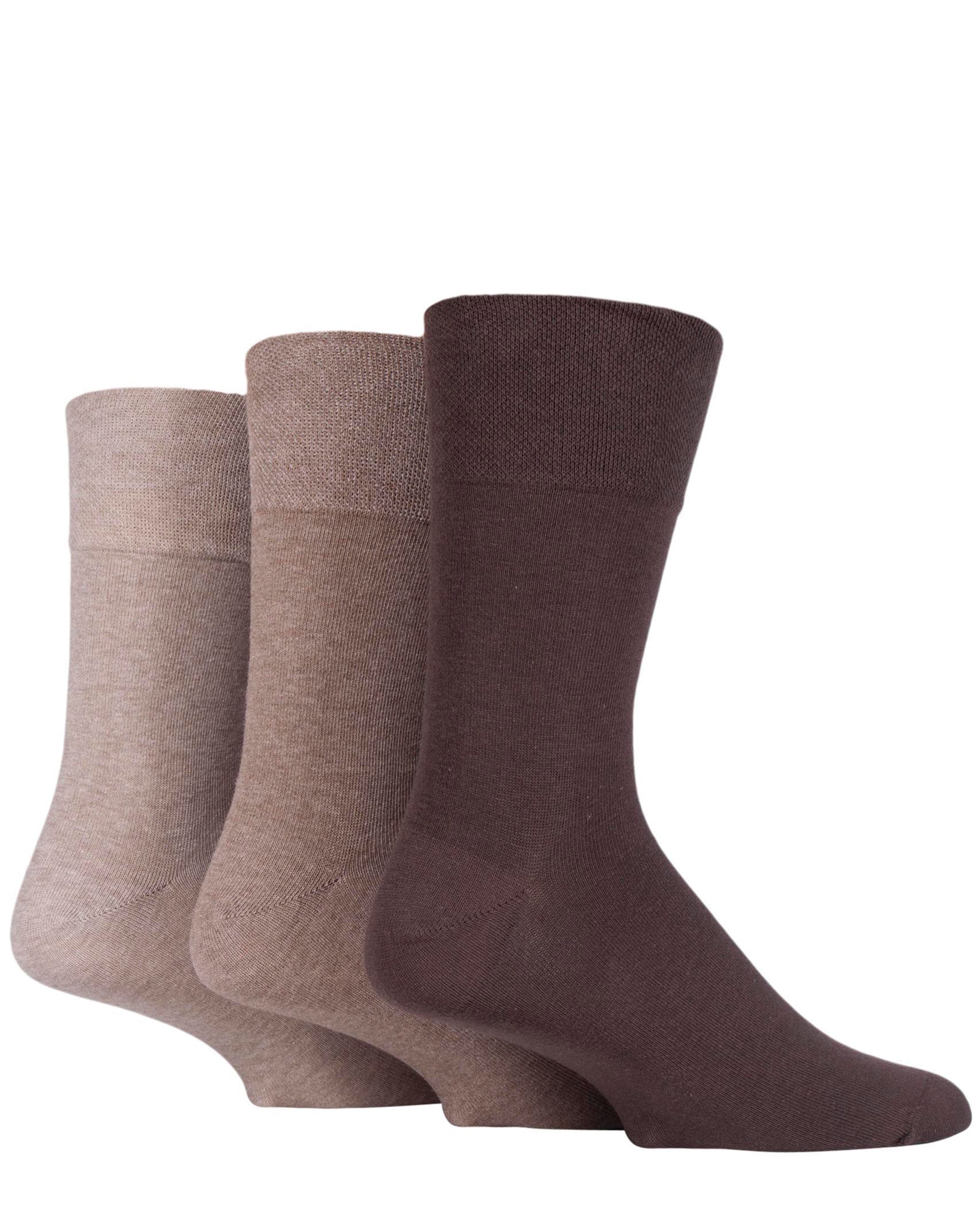 Men's Bamboo Soft Top 3 Pack Socks