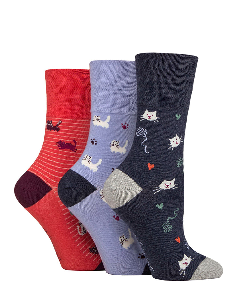 Ladies' Cotton 3 Pack Socks