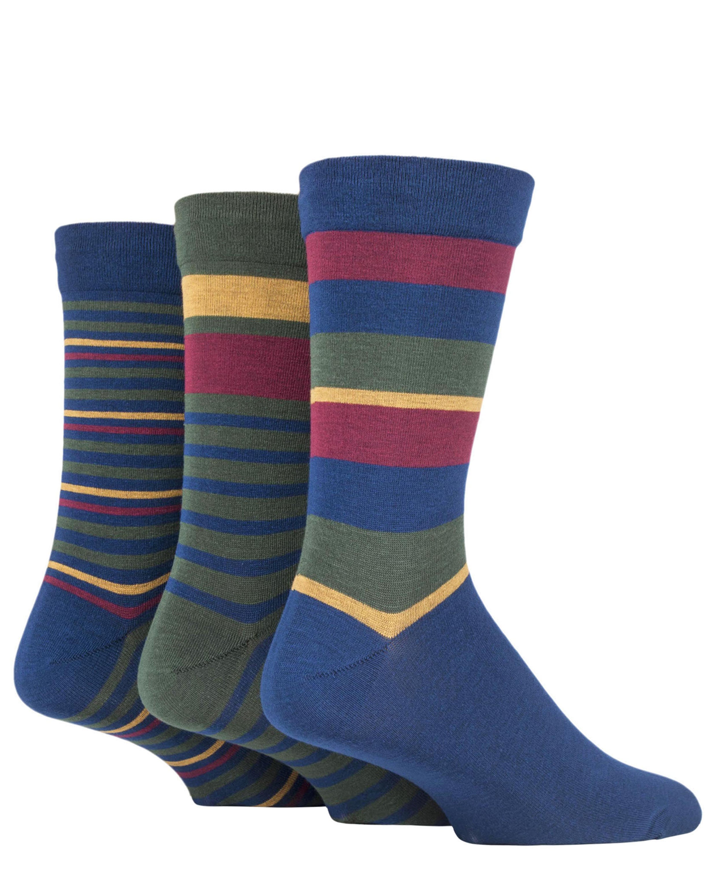 Men's Bamboo Soft Top 3 Pack Socks