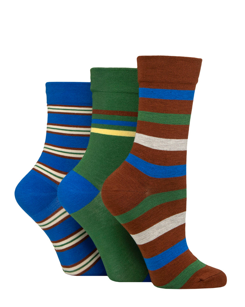 Ladies' Bamboo Soft Top 3 Pack Socks