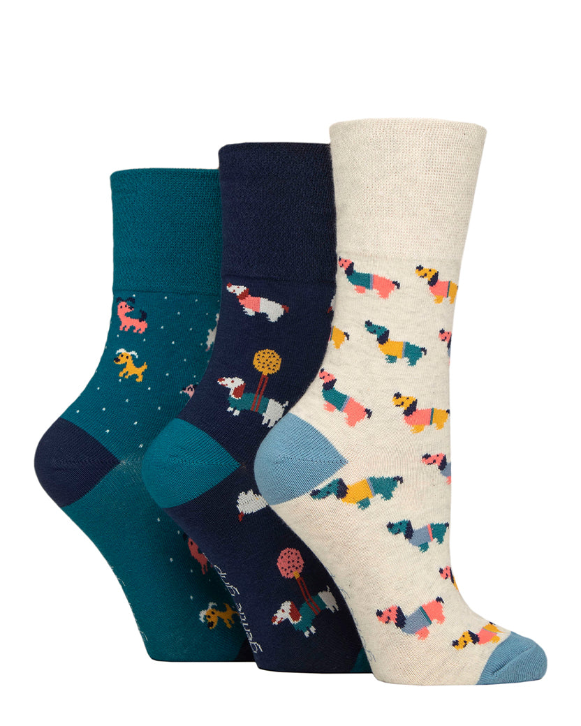 Ladies' Cotton 3 Pack Socks