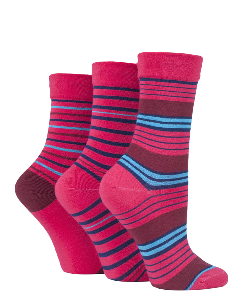 Ladies' Bamboo Soft Top 3 Pack Socks