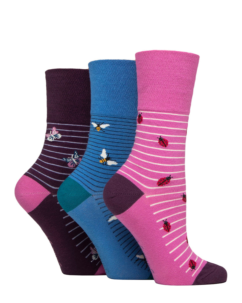 Ladies' Cotton 3 Pack Socks