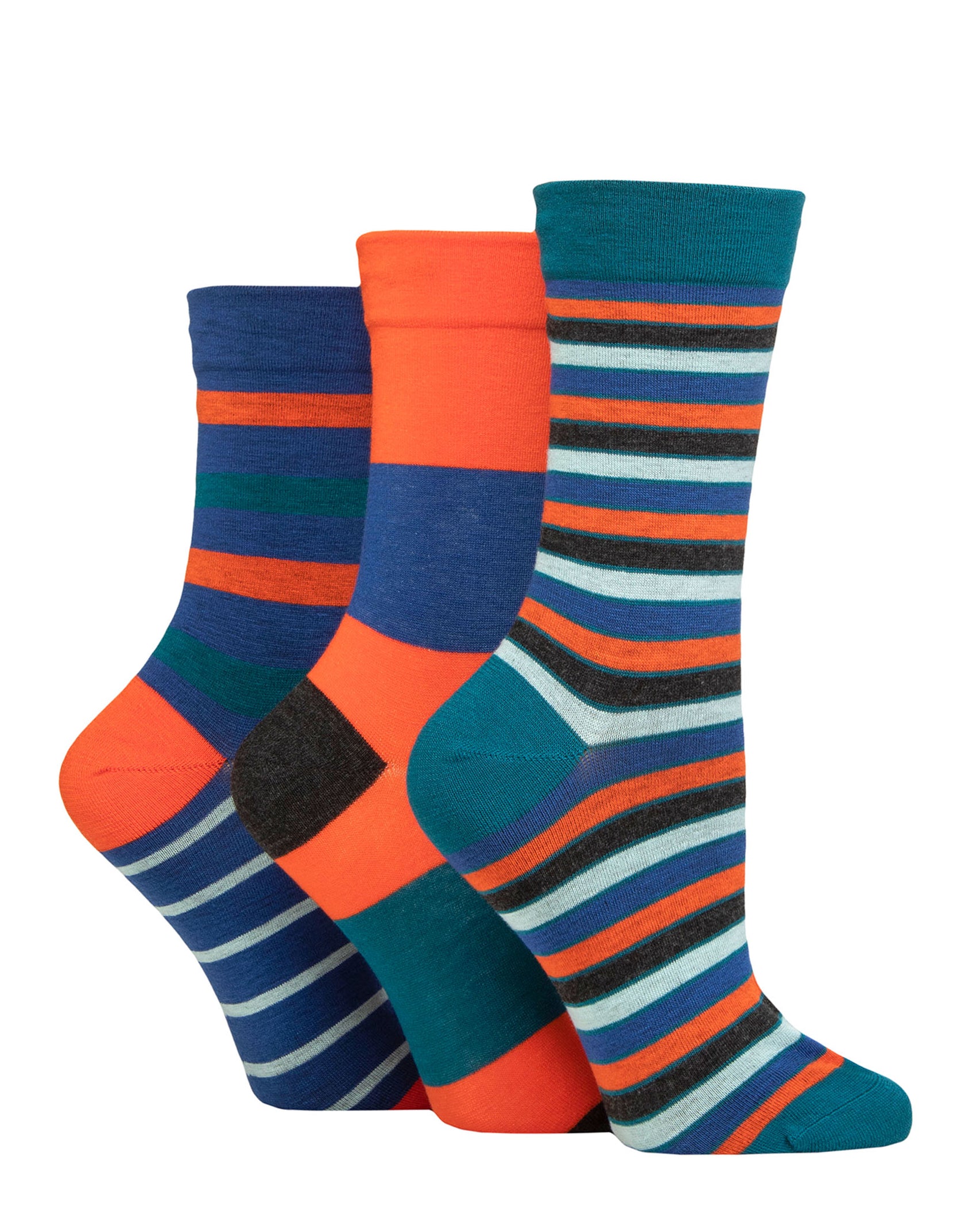 Ladies' Bamboo Soft Top 3 Pack Socks