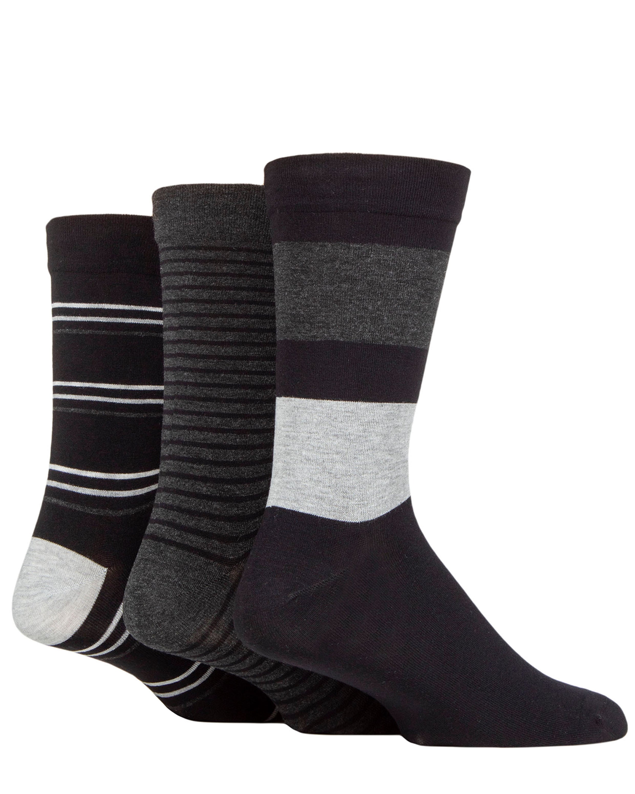 Men's Bamboo Soft Top 3 Pack Socks