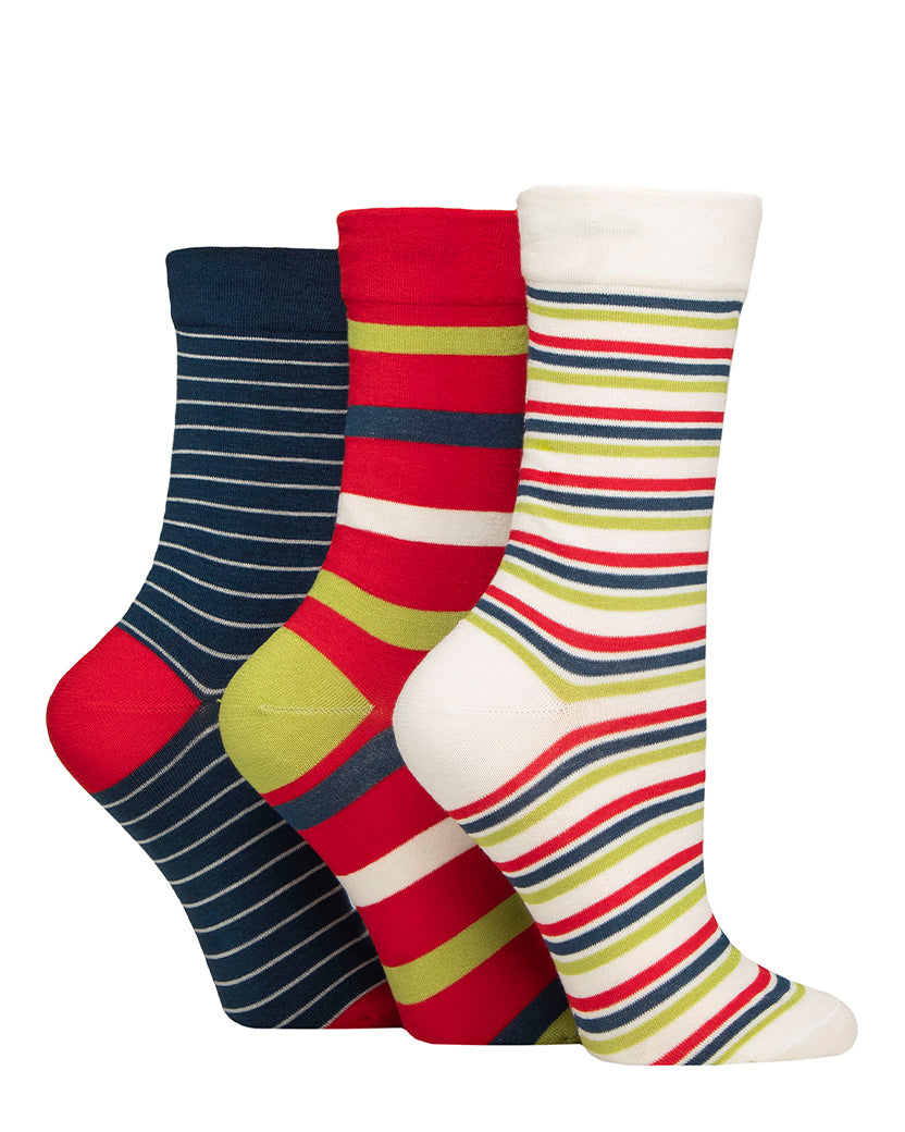 Ladies' Bamboo Soft Top 3 Pack Socks