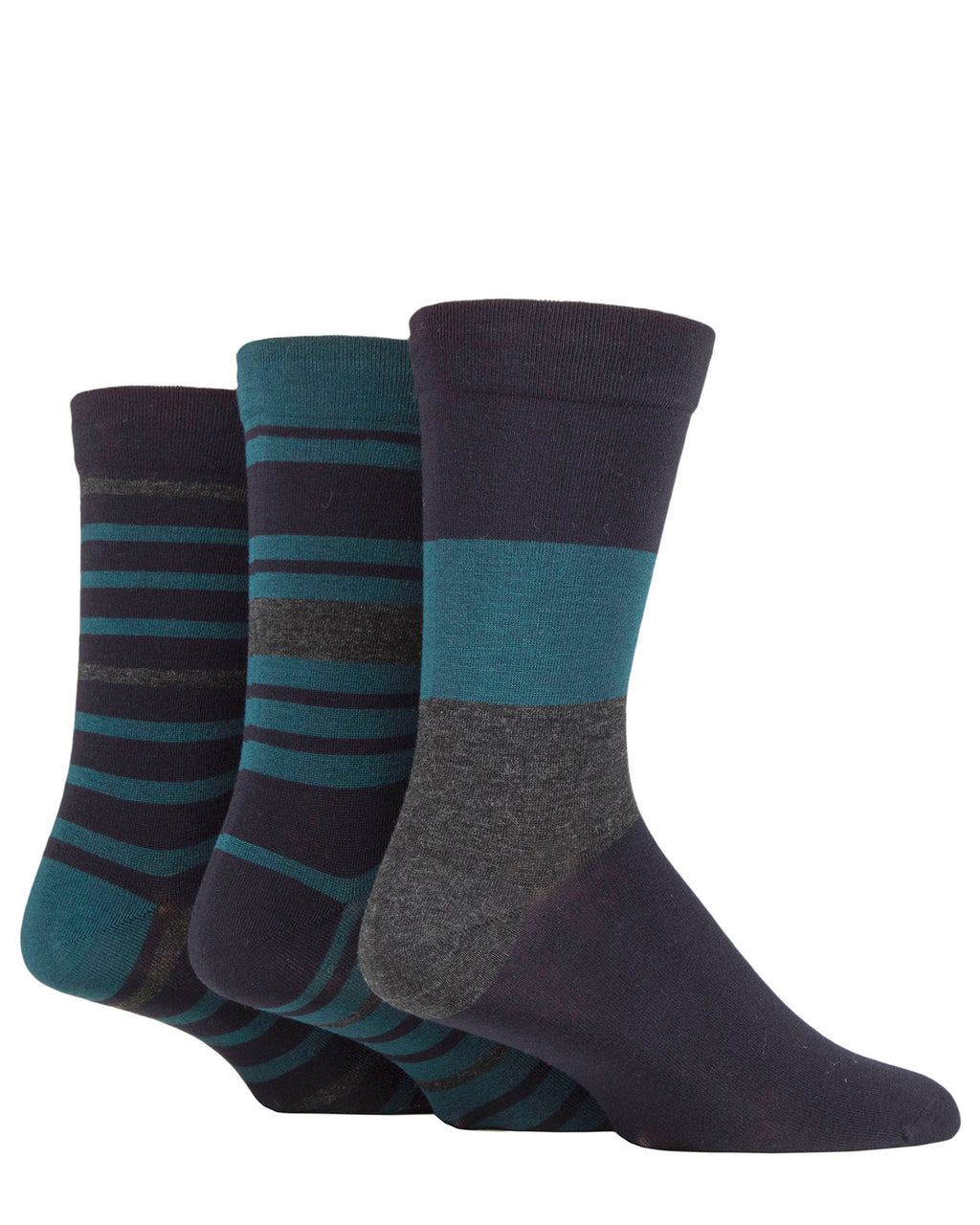 Men's Bamboo Soft Top 3 Pack Socks