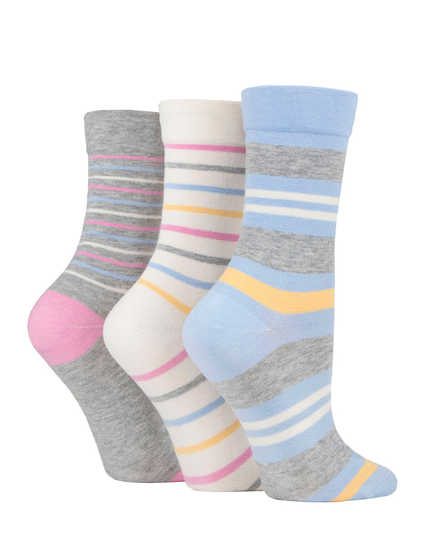 Ladies' Bamboo Soft Top 3 Pack Socks