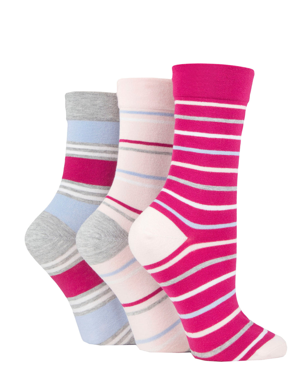 Ladies' Bamboo Soft Top 3 Pack Socks