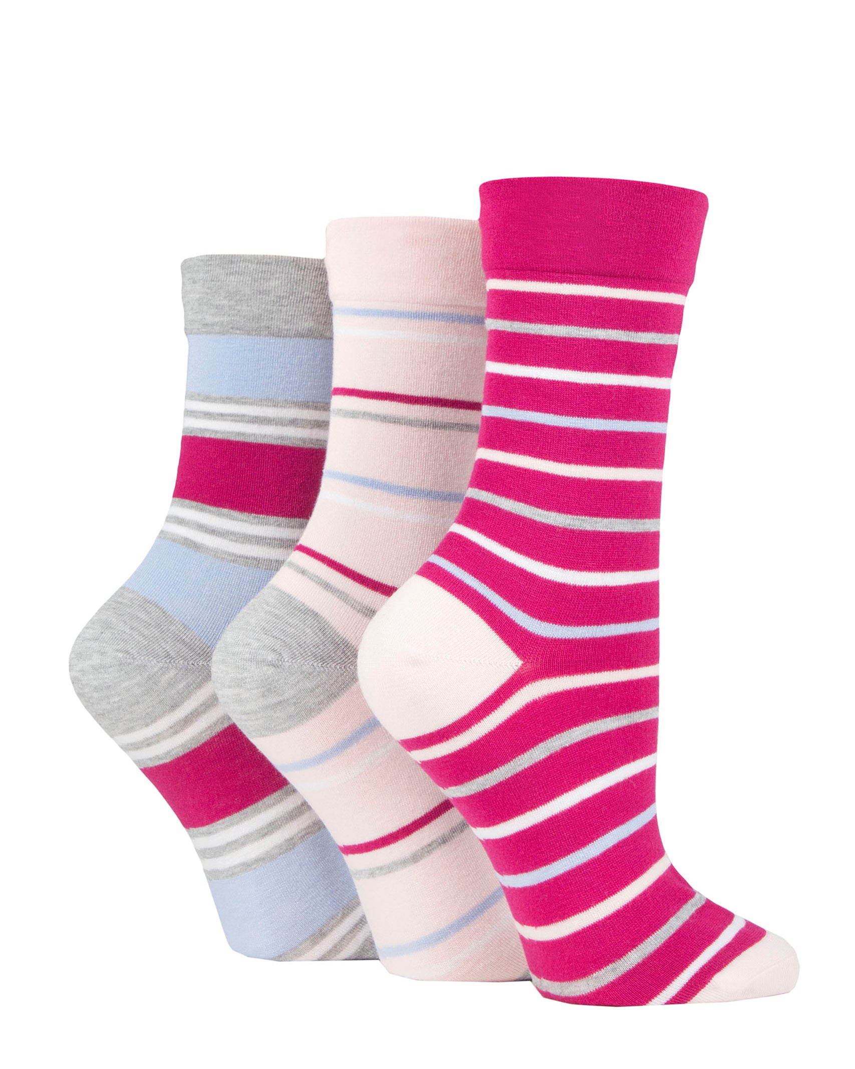 Ladies' Bamboo Soft Top 3 Pack Socks