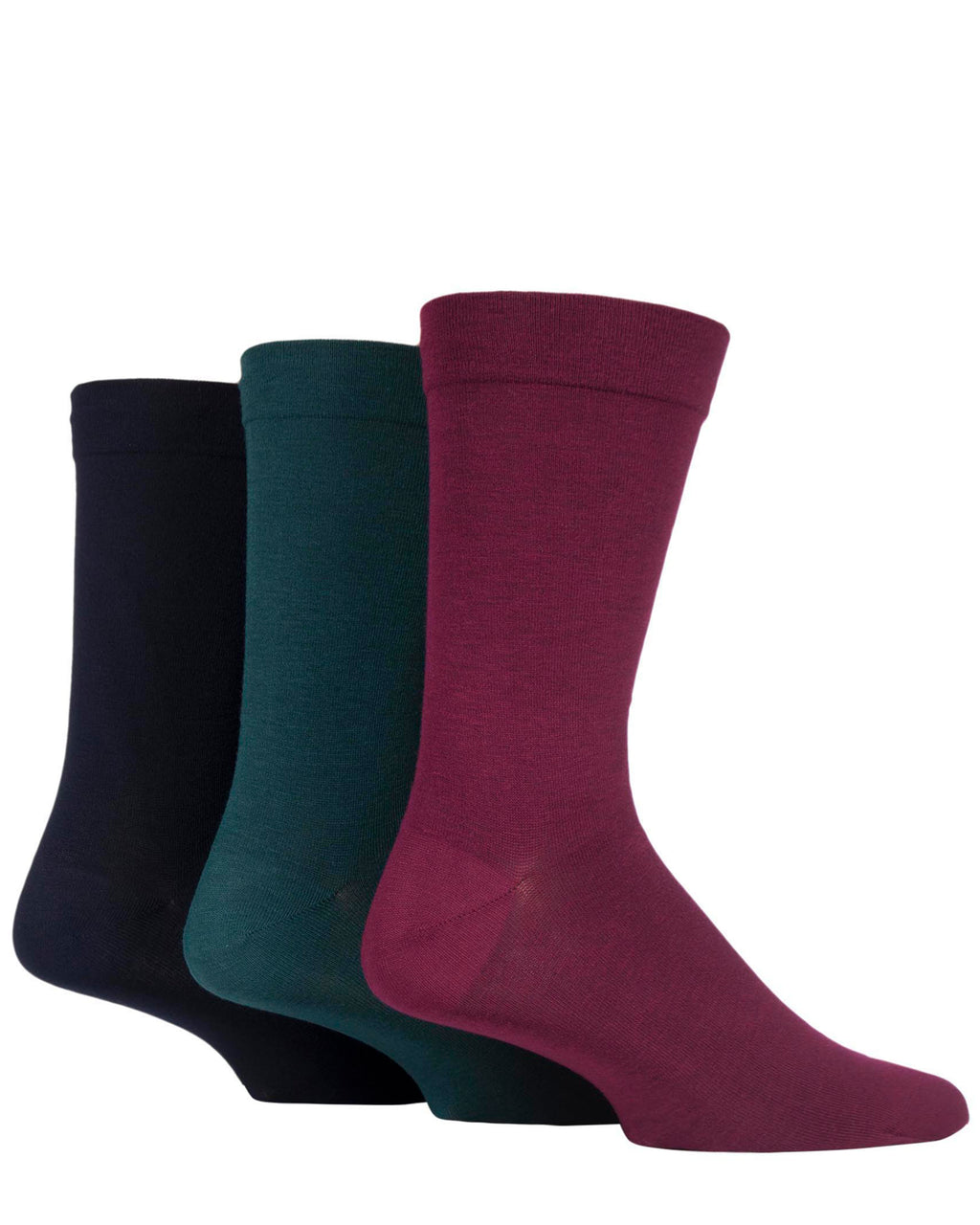 Men's Bamboo Soft Top 3 Pack Socks