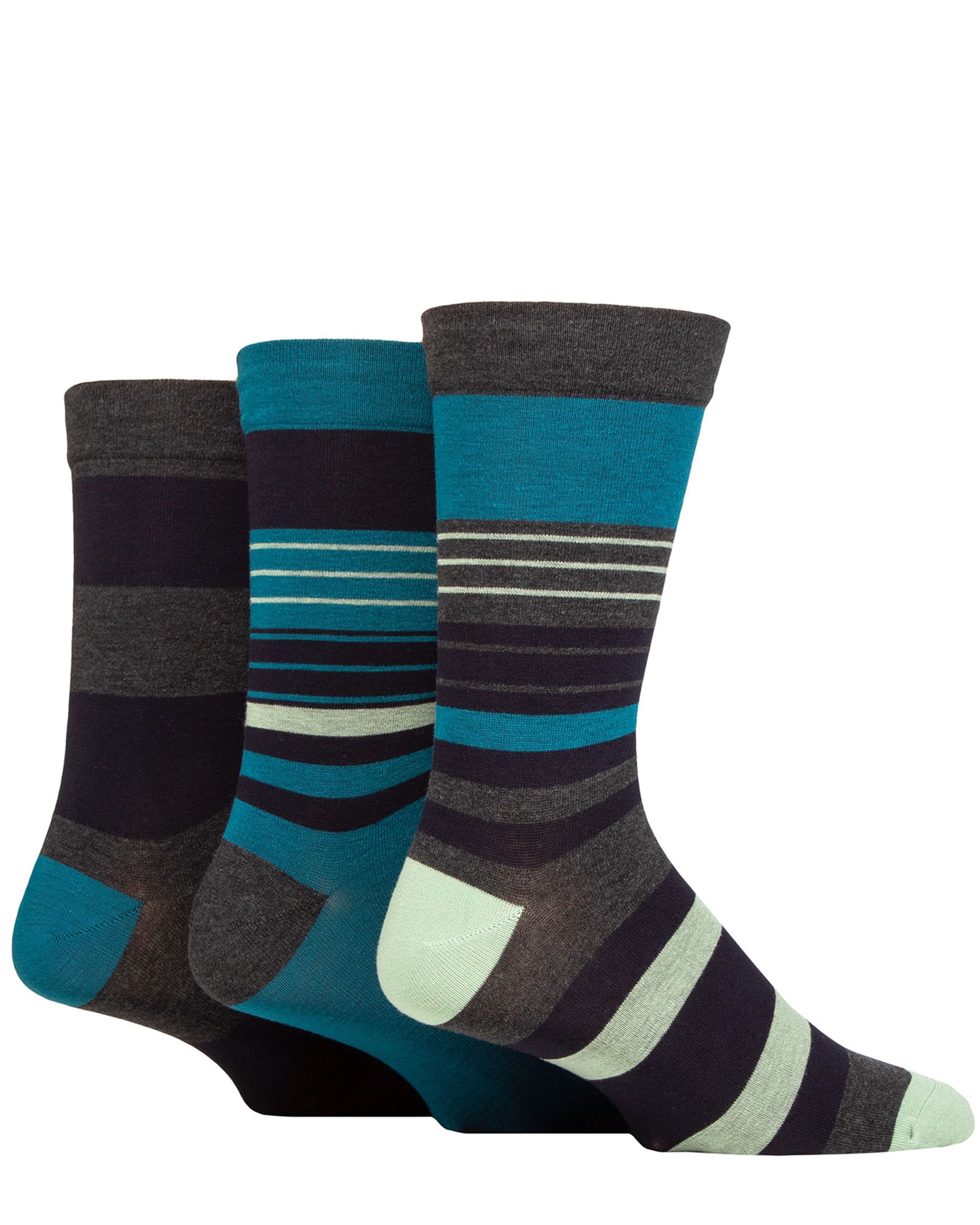 Men's Bamboo Soft Top 3 Pack Socks