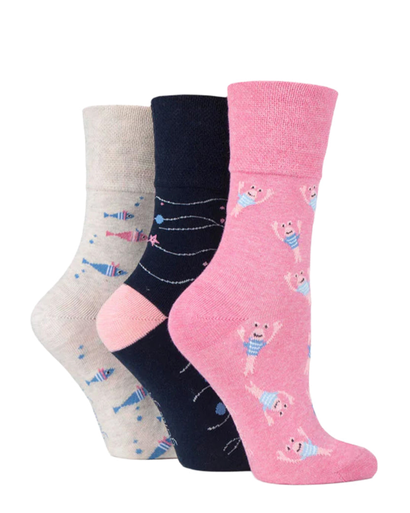 Ladies' Cotton 3 Pack Socks