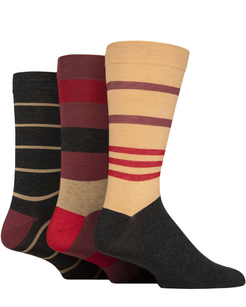 Men's Bamboo Soft Top 3 Pack Socks