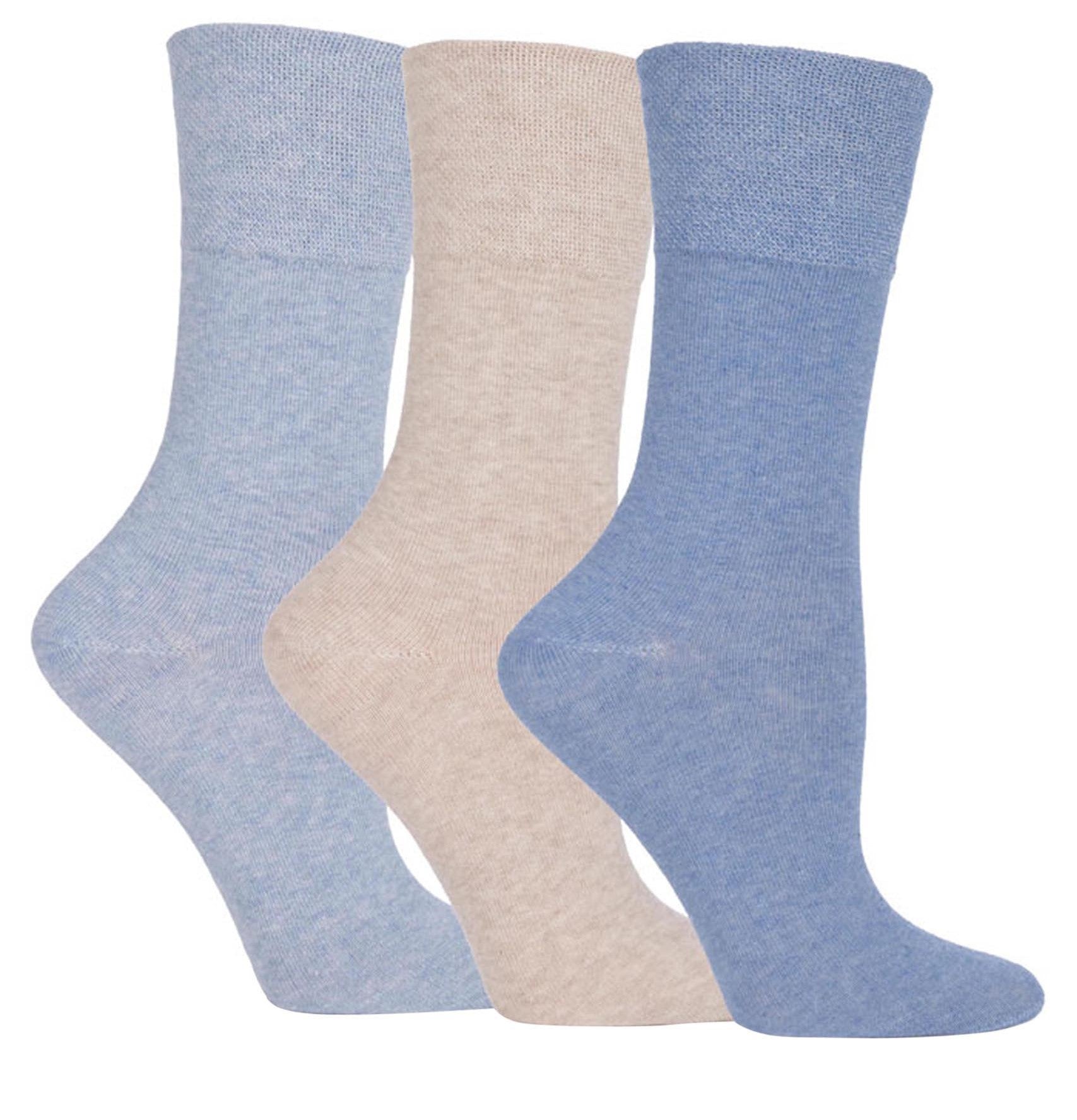 Ladies' Cotton 3 Pack Socks